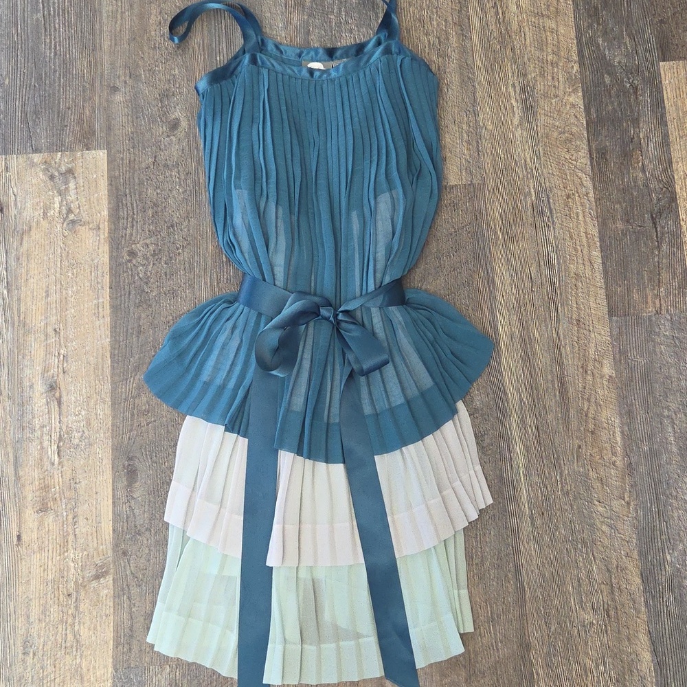 Girls From Savoy Tiered Dress With Belt